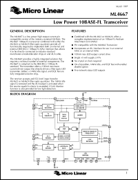 Click here to download ML4667 Datasheet