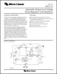 Click here to download ML4775 Datasheet