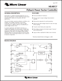 Click here to download ML4813 Datasheet