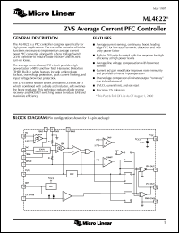 Click here to download ML4822 Datasheet