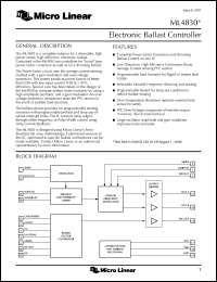 Click here to download ML4830 Datasheet