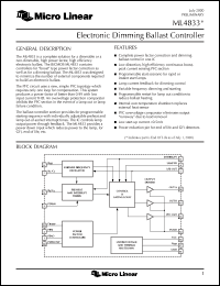 Click here to download ML4833 Datasheet