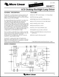Click here to download ML4877 Datasheet