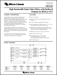 Click here to download ML6426 Datasheet