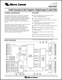 Click here to download ML6440 Datasheet