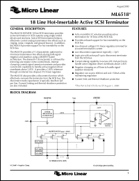 Click here to download ML6518 Datasheet