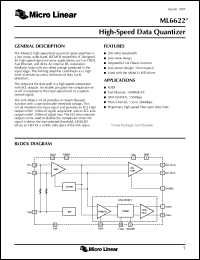 Click here to download ML6622 Datasheet