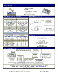 Click here to download MAH305027H Datasheet