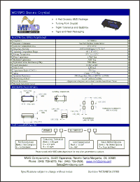 Click here to download WCSMCFB-32.768KHZ-6T Datasheet