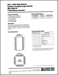 Click here to download MC10H016J Datasheet