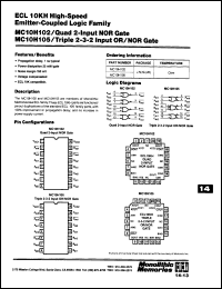 Click here to download MC10H105N Datasheet