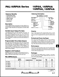 Click here to download PAL16RP4AML883B Datasheet