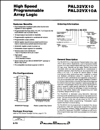 Click here to download PAL32VX10MJS883B Datasheet