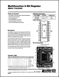 Click here to download SN54LS380JS Datasheet