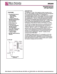 Click here to download MN3040 Datasheet