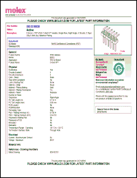 Click here to download 0901210925 Datasheet