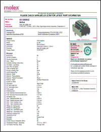 Click here to download 31100-0042 Datasheet