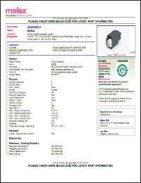 Click here to download 34062-0031 Datasheet