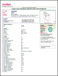 Click here to download 0705430015 Datasheet