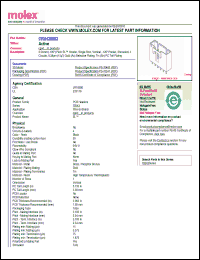 Click here to download A-70543-0003 Datasheet