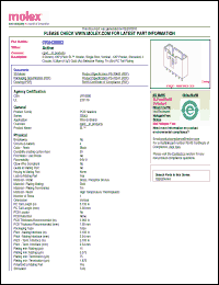 Click here to download 70543-0003 Datasheet