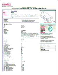 Click here to download 0039303033 Datasheet