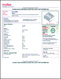 Click here to download 0511110600 Datasheet