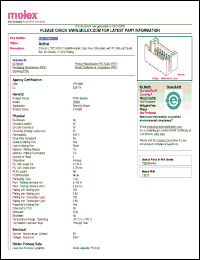 Click here to download 0025022050 Datasheet