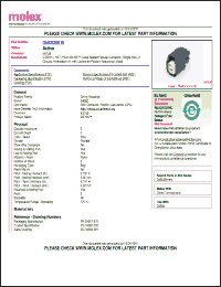 Click here to download 34062-0015 Datasheet