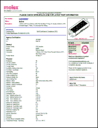 Click here to download 45830-0007 Datasheet