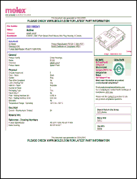 Click here to download 0521160341 Datasheet