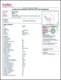 Click here to download 0901481104 Datasheet