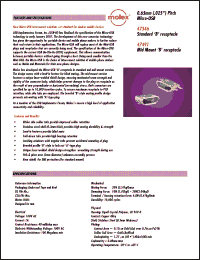 Click here to download 47346-0001 Datasheet
