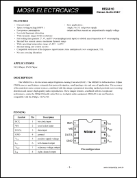 Click here to download MS6610 Datasheet