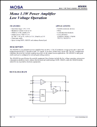 Click here to download MS6890MGU Datasheet