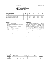 Click here to download V53C818HT50 Datasheet