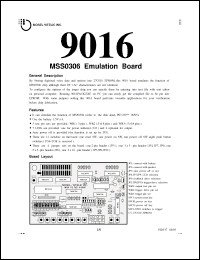 Click here to download MSM9016 Datasheet