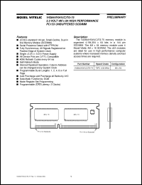 Click here to download V43644YO4VCTG-75 Datasheet