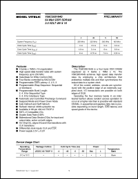 Click here to download V58C265164S Datasheet