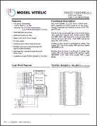 Click here to download V62C1162048L-120B Datasheet