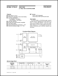 Click here to download V62C31864L-70T Datasheet