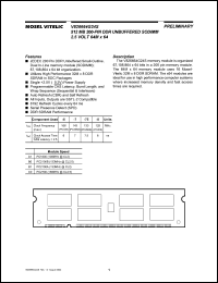 Click here to download V826664G24SXSG-A1 Datasheet