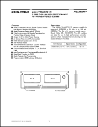 Click here to download V43644Y04VCTG-75 Datasheet