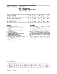 Click here to download V53C16126H Datasheet