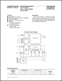 Click here to download V61C31161024 Datasheet