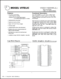 Click here to download V62C1162048L Datasheet