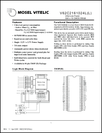 Click here to download V62C2161024L Datasheet