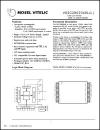 Click here to download V62C2802048L Datasheet