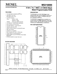 Click here to download MS318000-70QC Datasheet