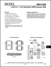 Click here to download MS511000-70PC Datasheet